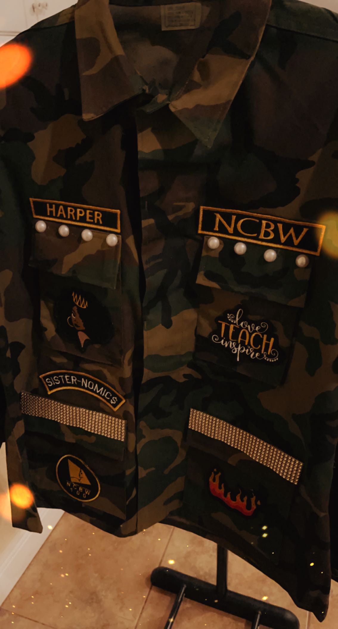 Customize your NCBW Camo Jacket